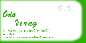 odo virag business card